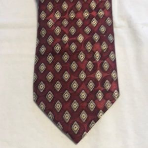 Jos. A. Bank red silk tie